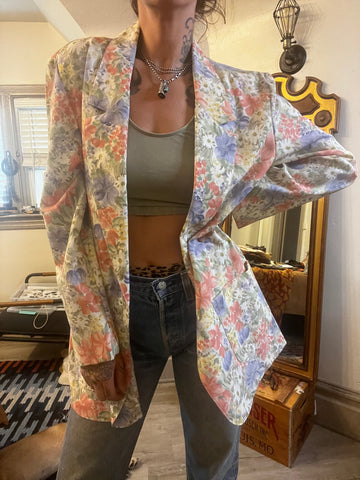 the flower blazer